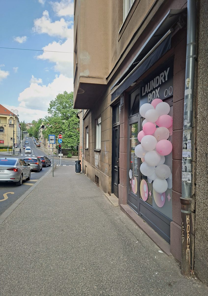 Laundry Box exterior on Henrika Degena, Zagreb